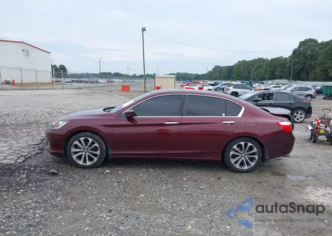 2014 Honda Accord Sport z USA, uszkodzony, nr VIN 1HGCR2F5XEA039862